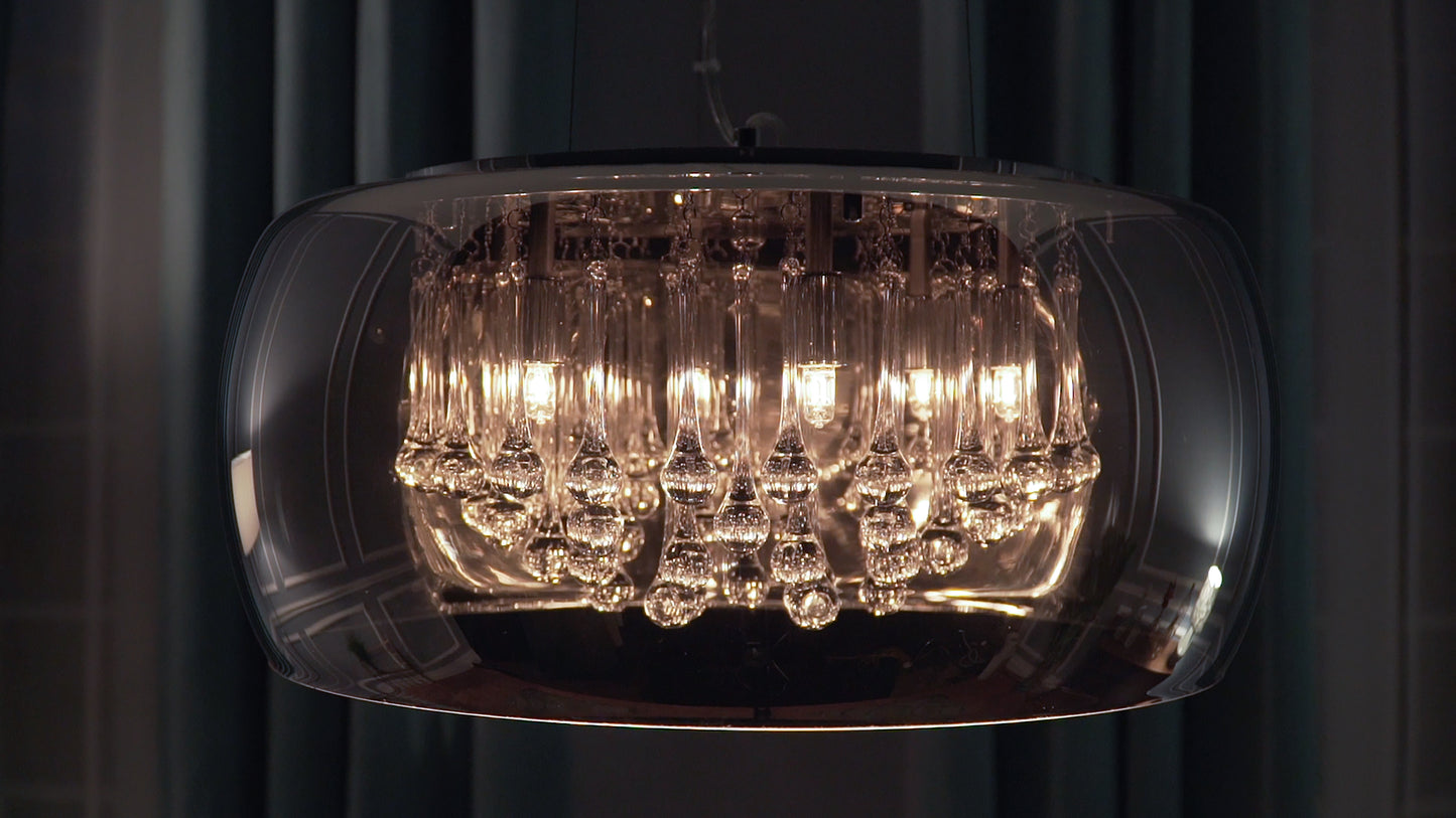 E21200-10PC - Sense 16" Flush Mount Ceiling Light - Polished Chrome