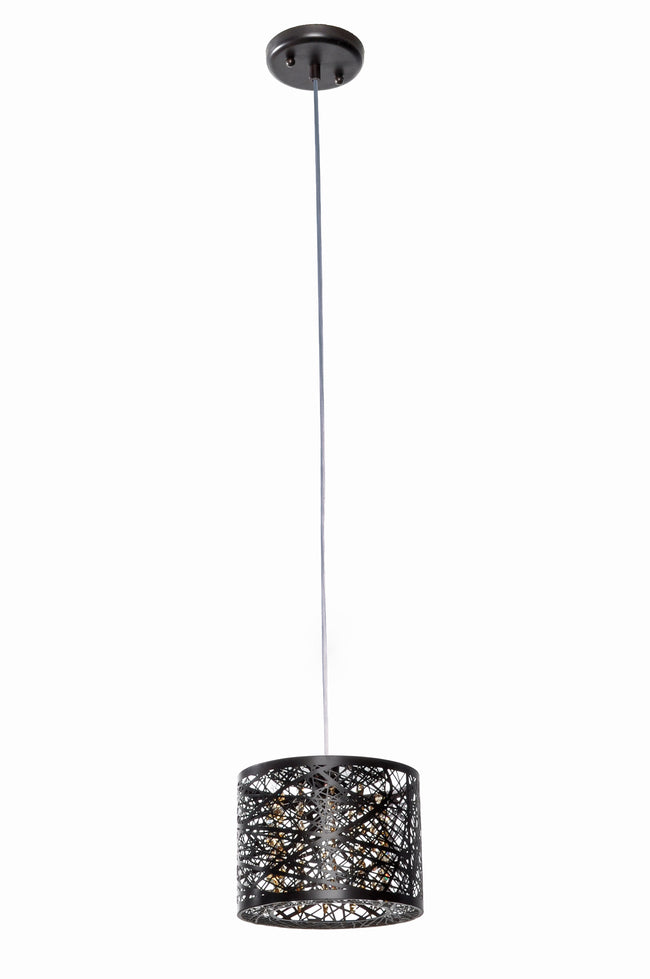 E21306-10BZ - Inca 8" Pendant - Bronze