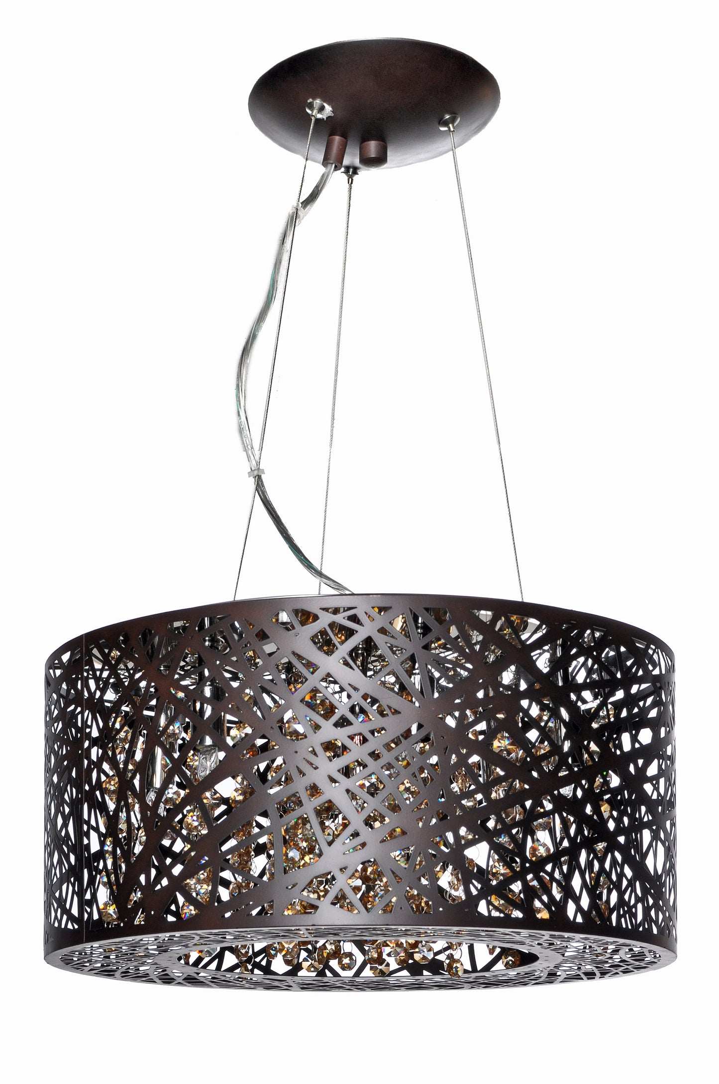 E21309-10BZ - 7 Light Inca 16" Chandelier - Bronze