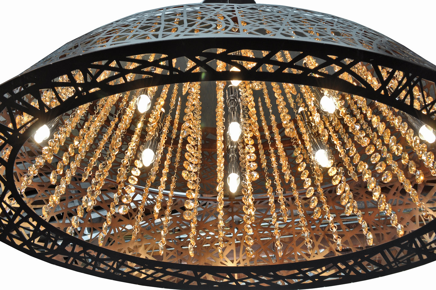 E21310-10BZ - 9 Light Inca 12" Chandelier - Bronze