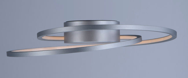 E21320-MS - Cycle 18" Flush Mount Ceiling Light - Matte Silver