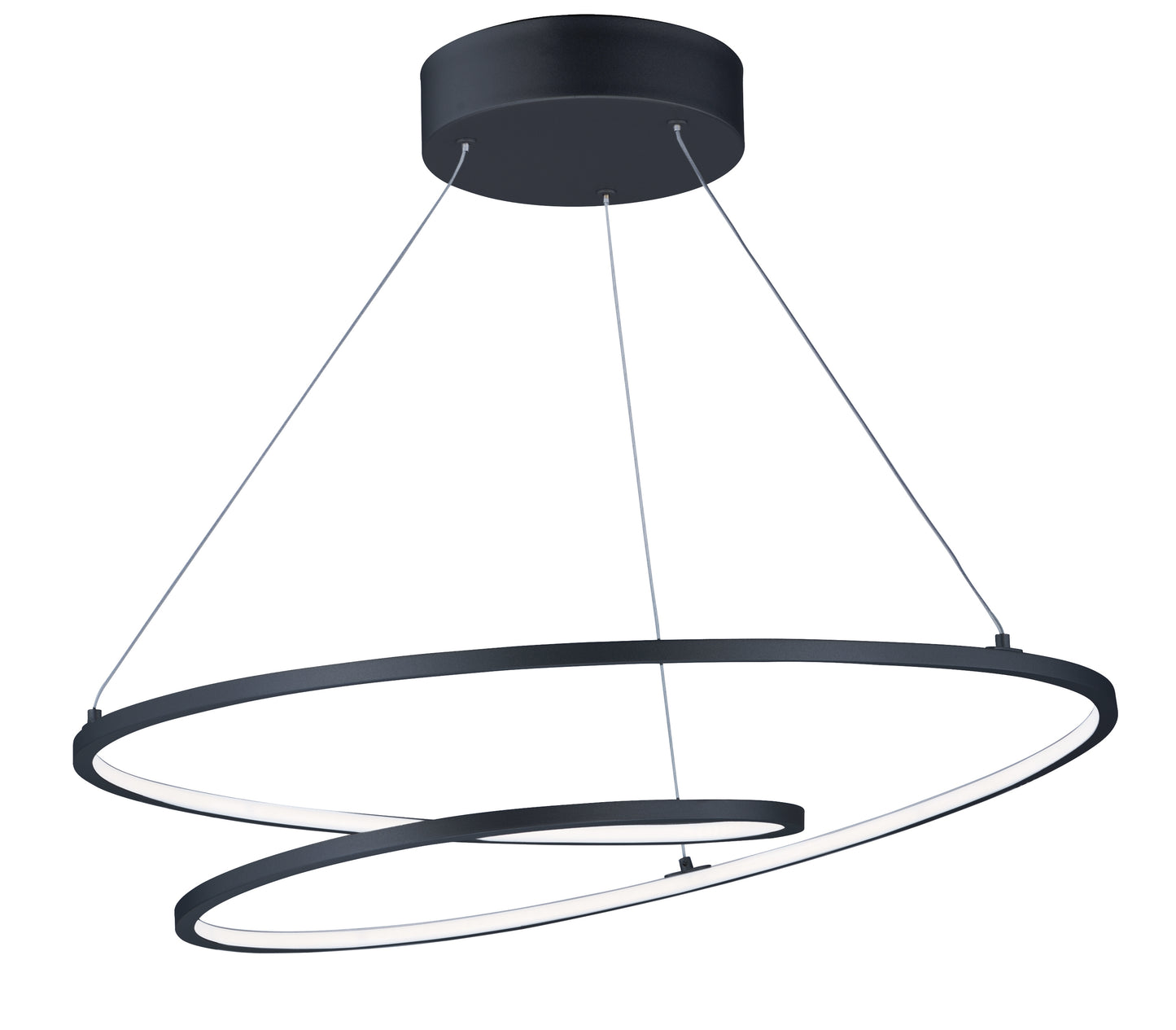 E21325-BK - Cycle 25" Pendant - Black