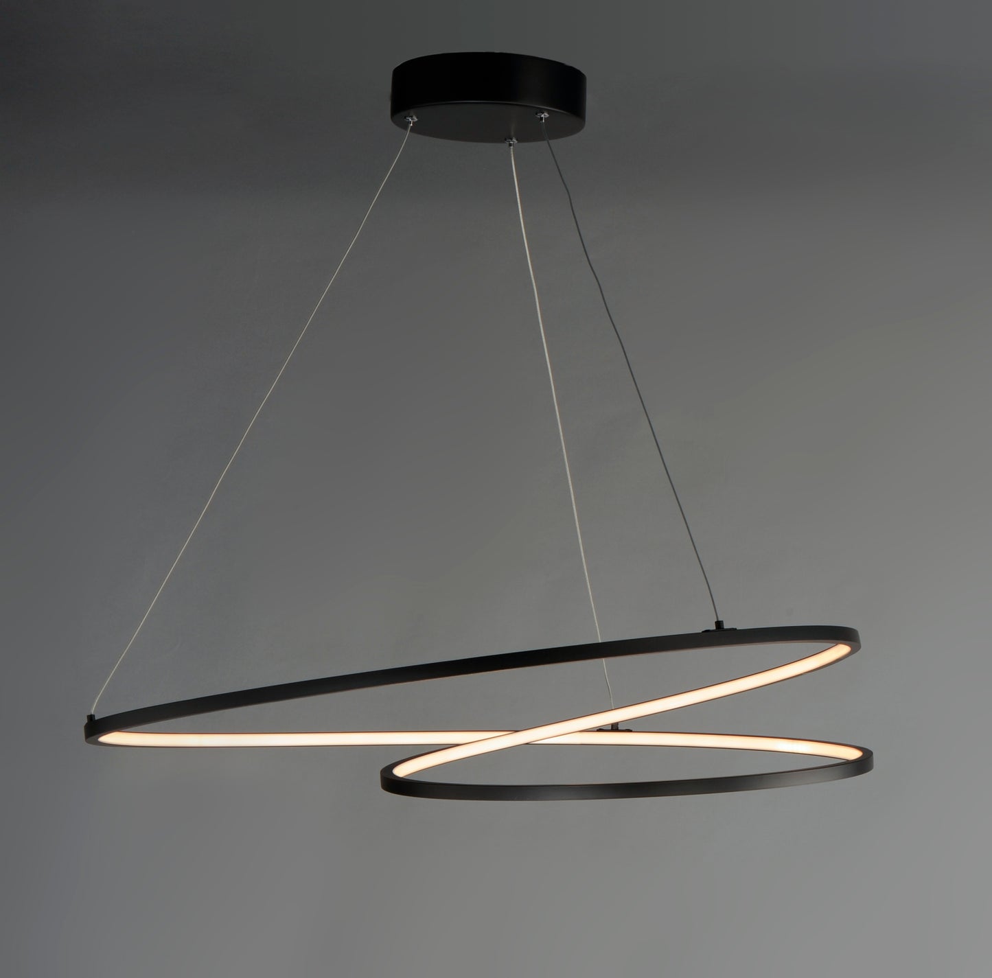 E21325-BK - Cycle 25" Pendant - Black