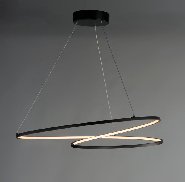 E21325-BK - Cycle 25" Pendant - Black