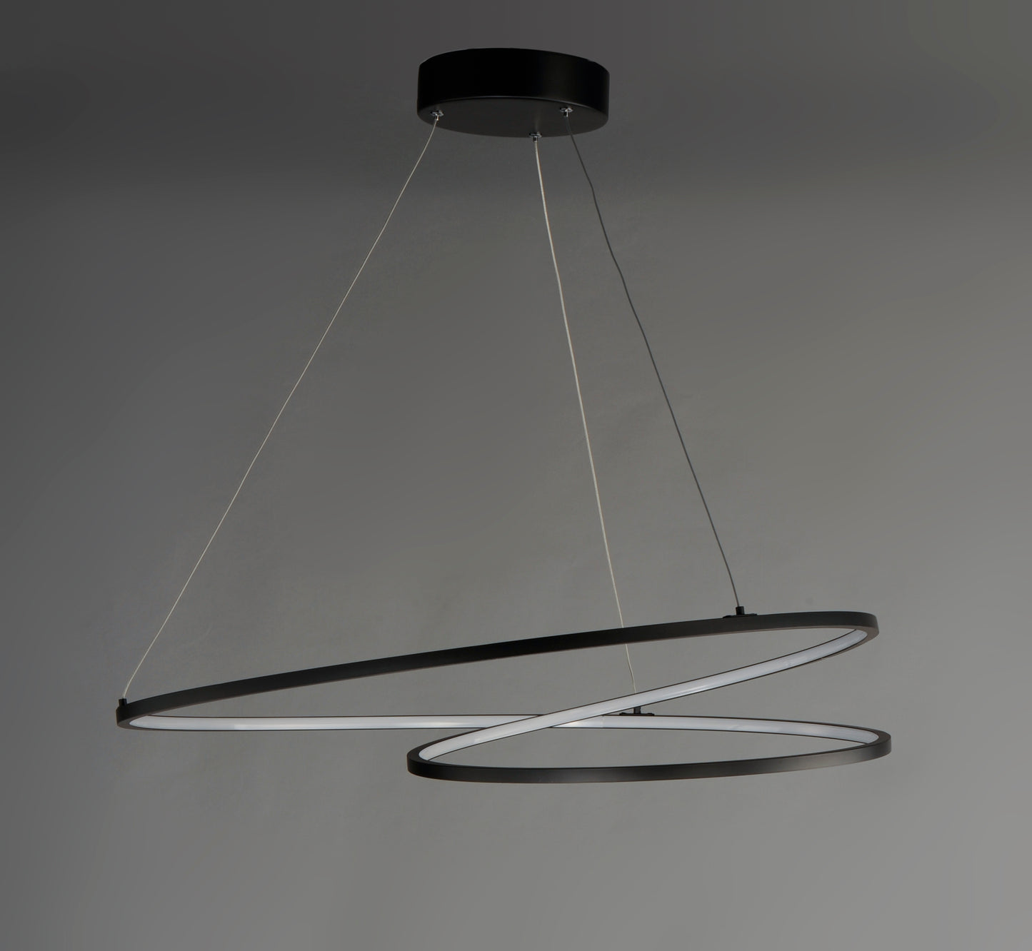 E21325-BK - Cycle 25" Pendant - Black