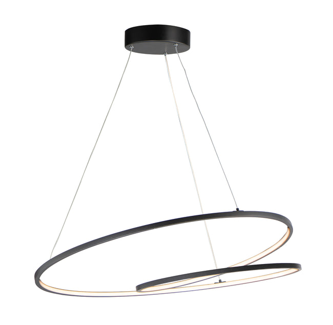 E21327-BK - Cycle 32" Pendant - Black