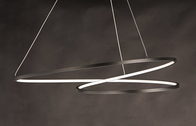 E21327-BK - Cycle 32" Pendant - Black