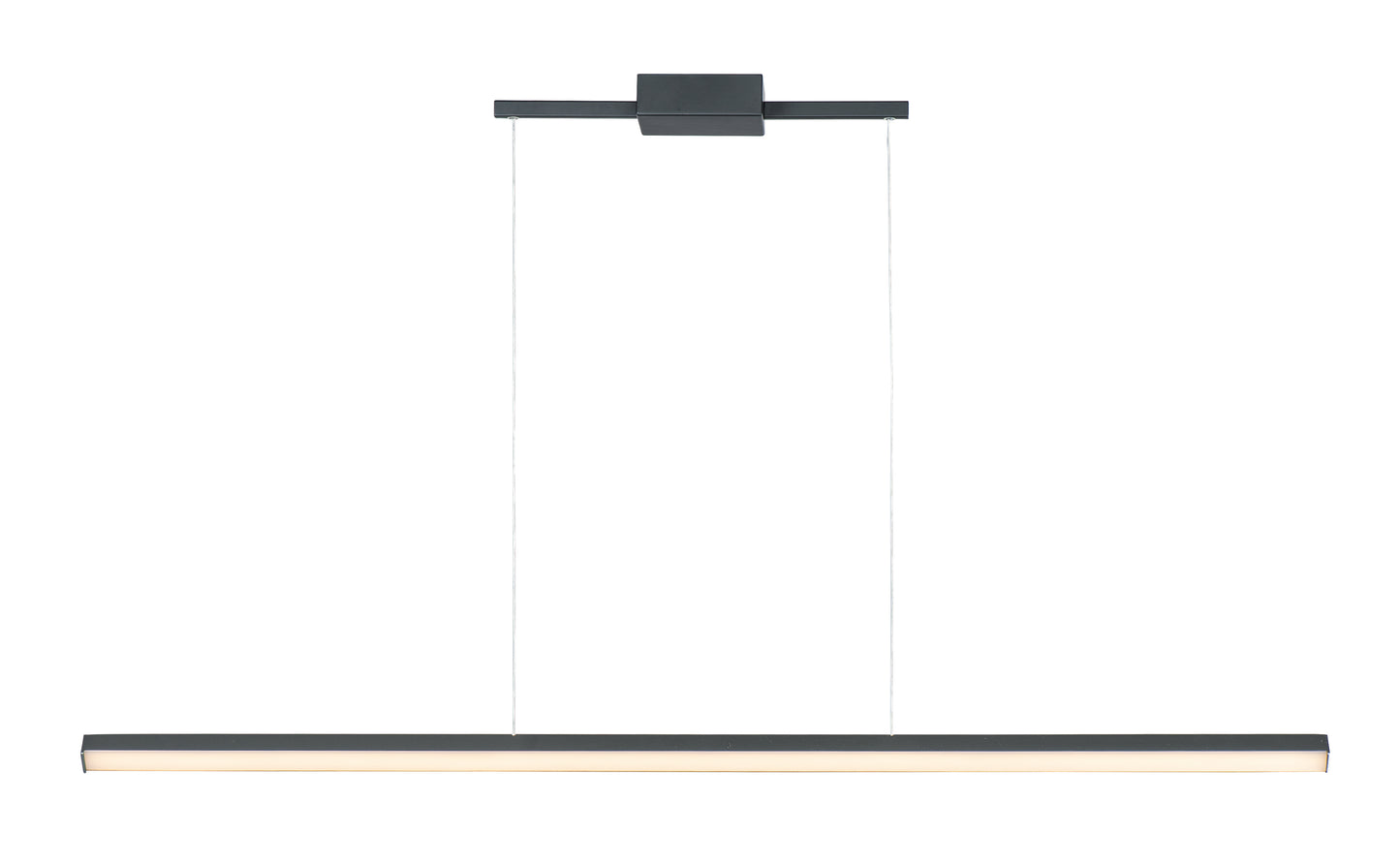 E21371-BK - 1 Light Hover 48" Chandelier - Black