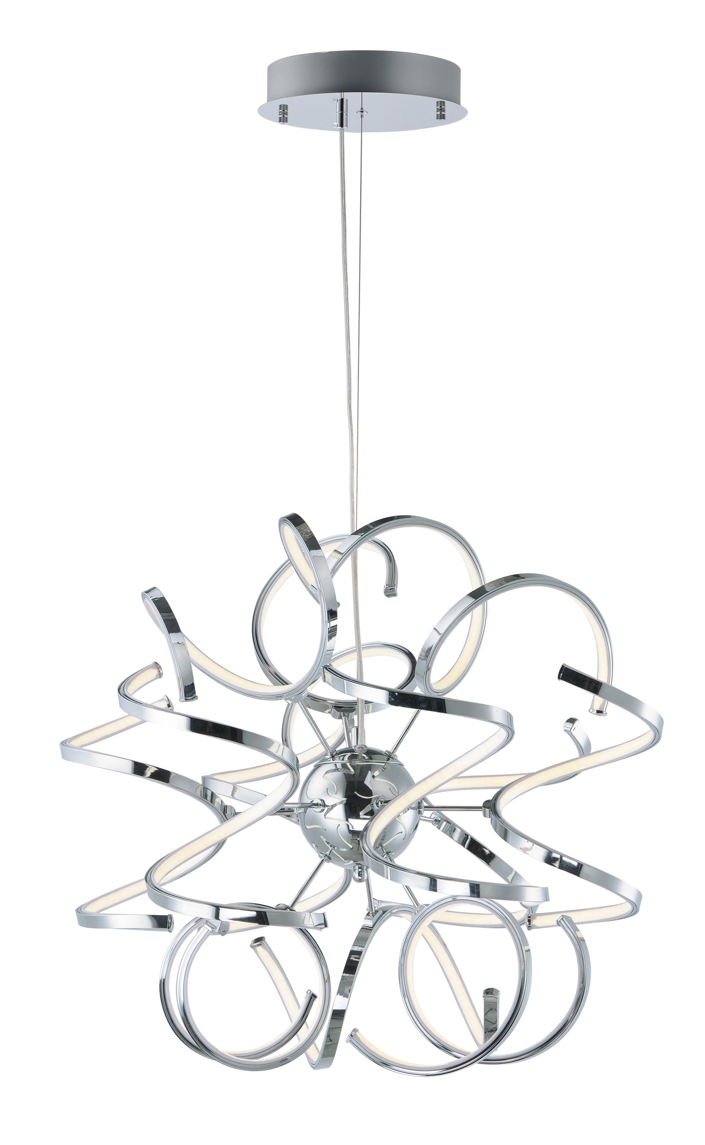 E21411-PC - Chaos 24" Pendant - Polished Chrome