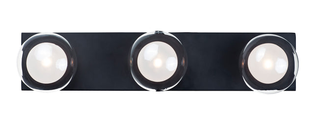 E21453-93BK - Pod 3-Light LED Bath Vanity - Black