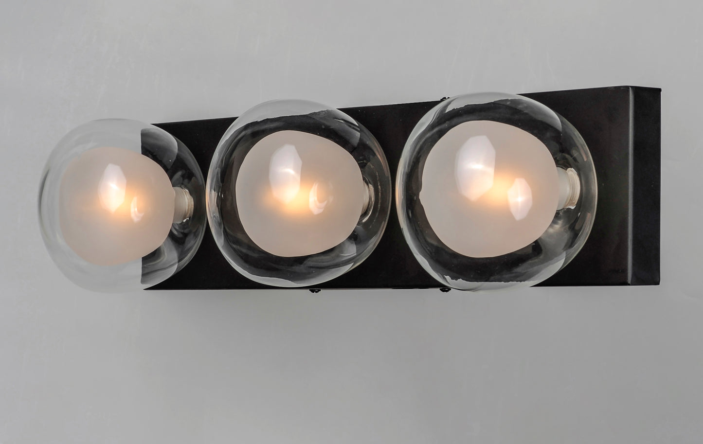 E21453-93BK - Pod 3-Light LED Bath Vanity - Black