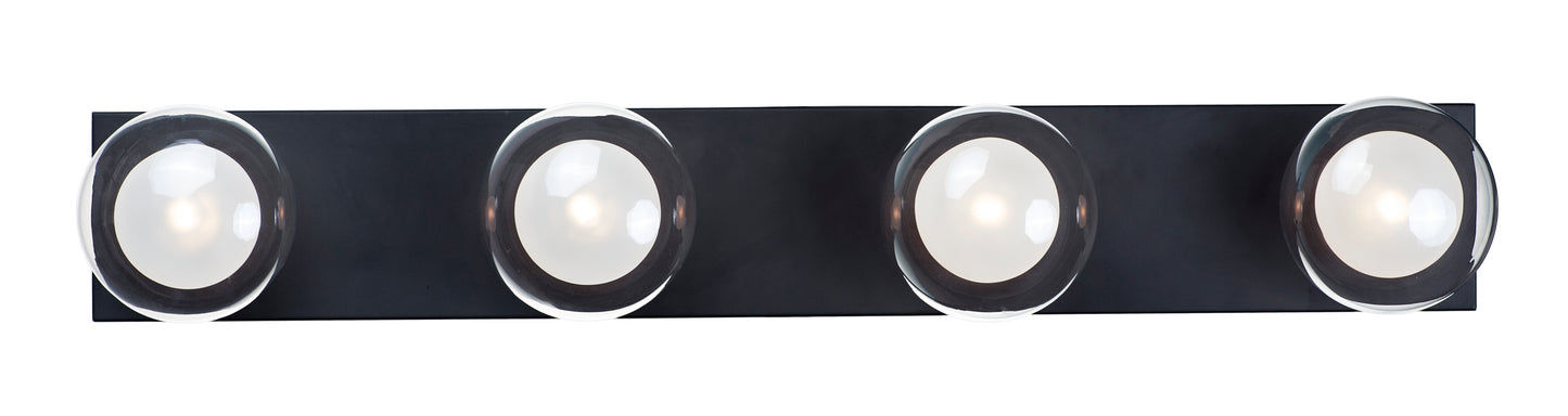 E21454-93BK - Pod 4-Light LED Bath Vanity - Black
