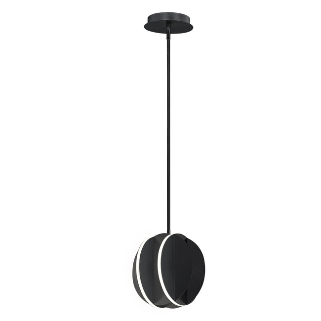 E21482-BK - Interval 8.25" Pendant - Black