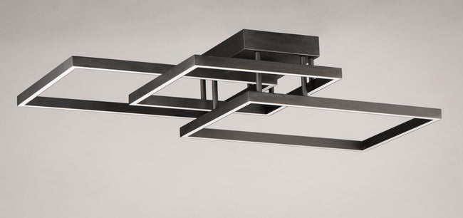 E21513-BK - Traverse LED 24" Flush Mount Ceiling Light - Black