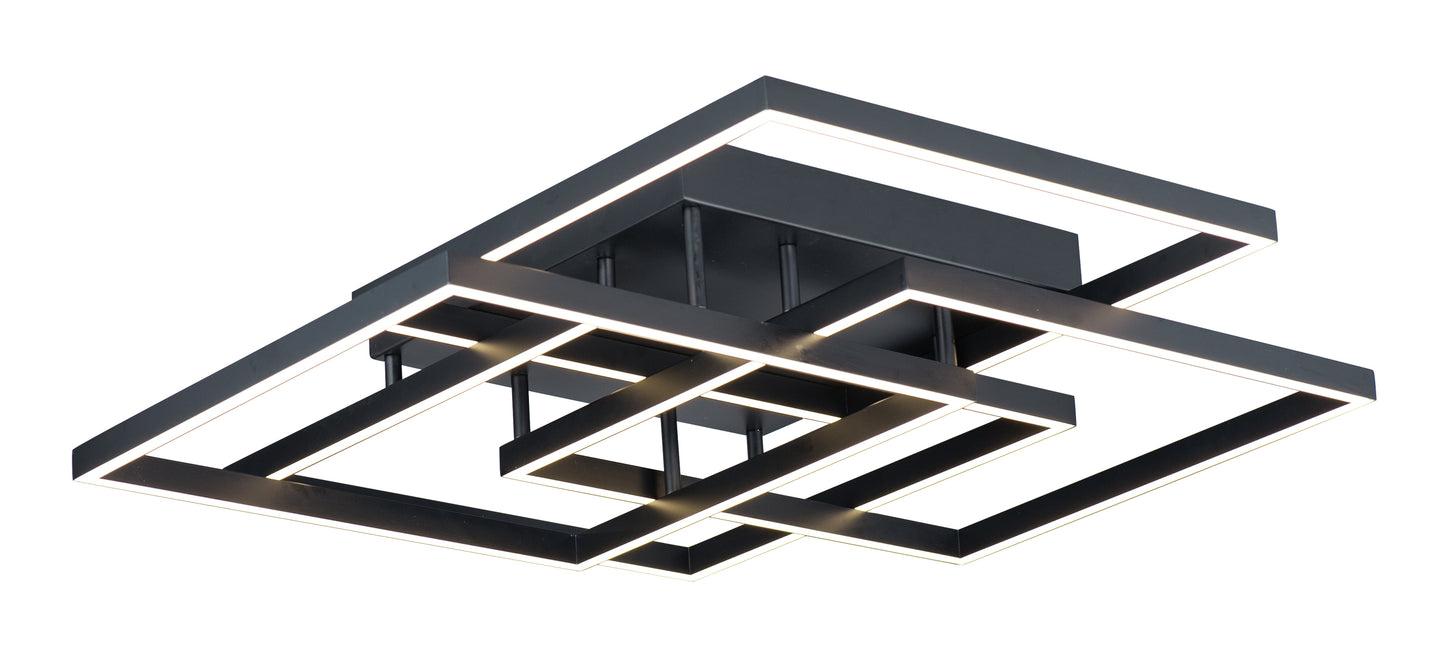 E21518-BK - Traverse LED 31" Flush Mount Ceiling Light - Black