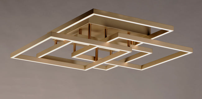 E21518-CHP - Traverse LED 31" Flush Mount Ceiling Light - Champagne