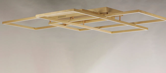 E21519-CHP - Traverse LED 48" Flush Mount Ceiling Light - Champagne