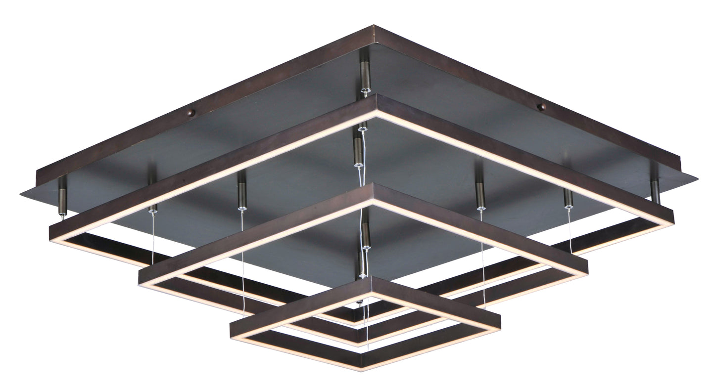 E22408-BZ - Quad 30" Flush Mount Ceiling Light - Bronze