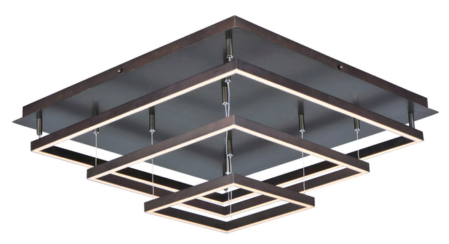 E22408-BZ - Quad 30" Flush Mount Ceiling Light - Bronze