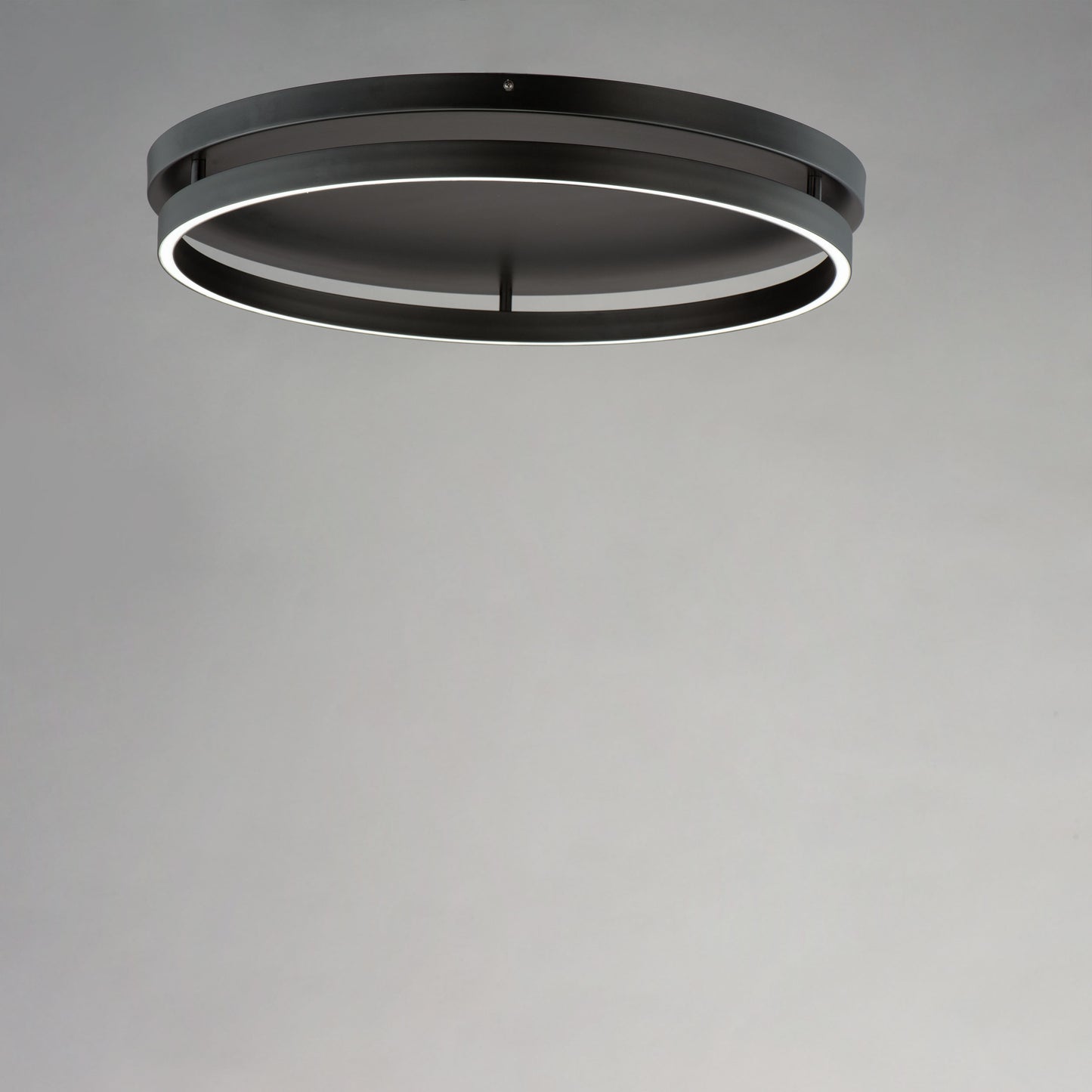 E22720-BK - Groove WiZ 25" Flush Mount Ceiling Light - Black