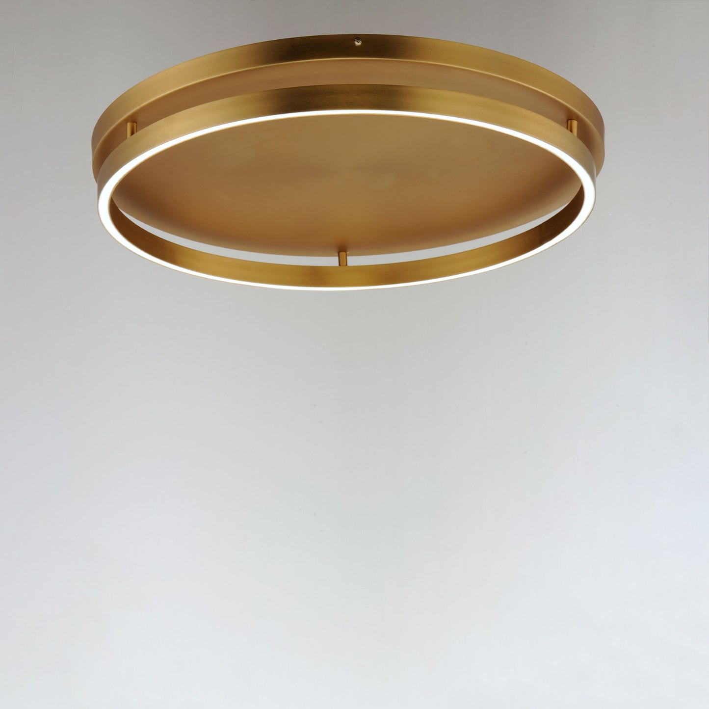 E22720-GLD - Groove WiZ 25" Flush Mount Ceiling Light - Gold