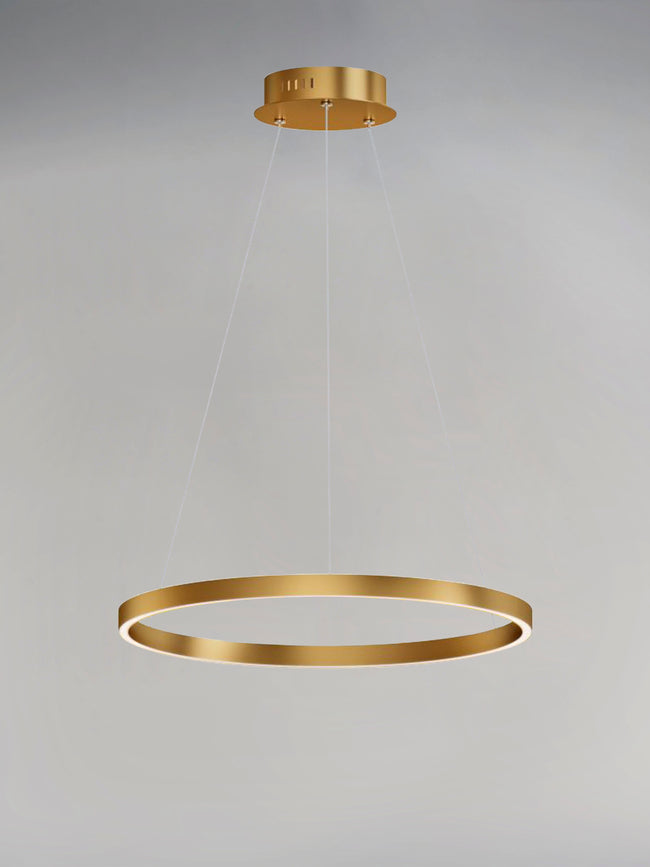 E22724-GLD - Groove WiZ 24" Pendant - Gold