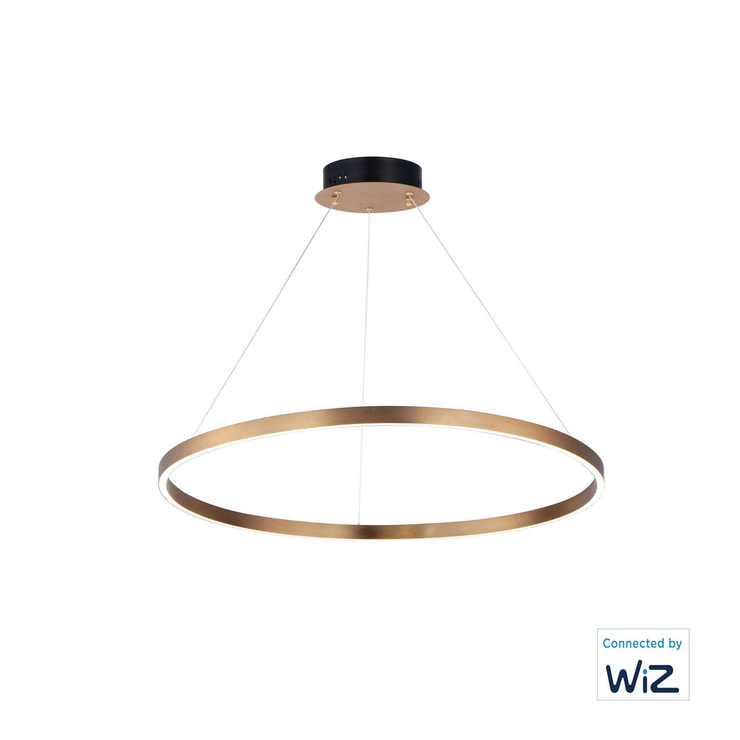 E22726-GLD - Groove WiZ 32" Pendant - Gold