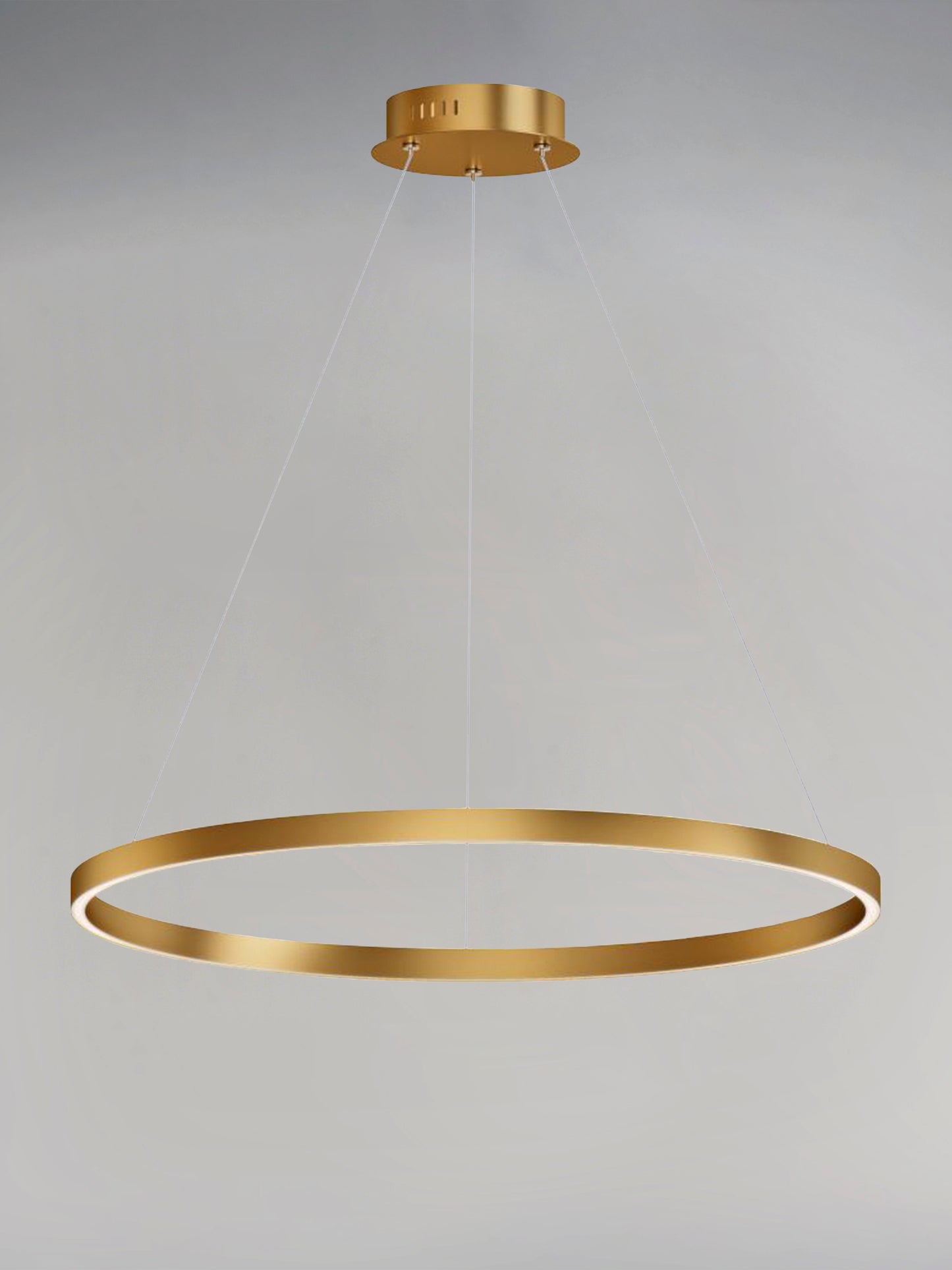 E22726-GLD - Groove WiZ 32" Pendant - Gold