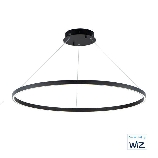 E22728-BK - Groove WiZ 40" Pendant - Black