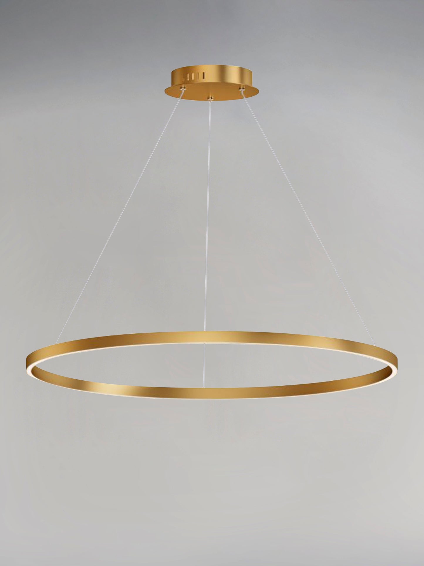 E22728-GLD - Groove WiZ 40" Pendant - Gold