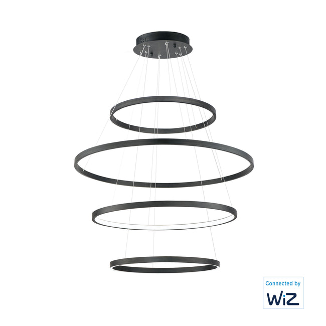 E22729-BK - Groove WiZ 40" Pendant - Black