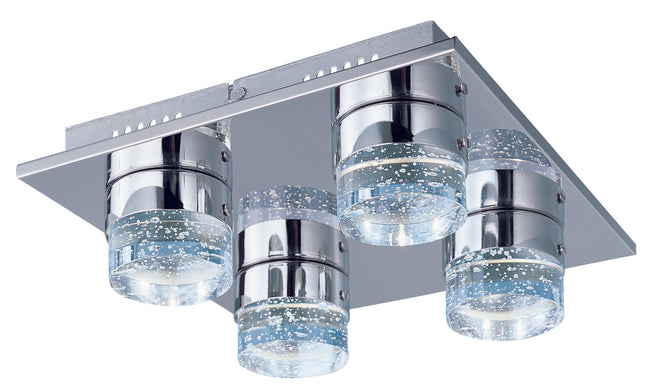 E22772-91PC - Fizz IV 13" Flush Mount Ceiling Light - Polished Chrome