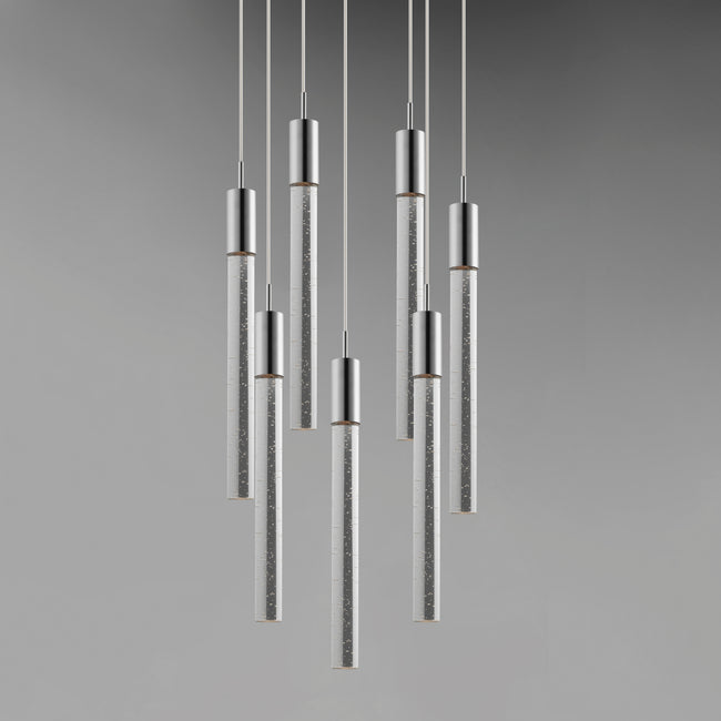 E22877-91PC - 7 Light Big Fizz 16" Chandelier - Polished Chrome