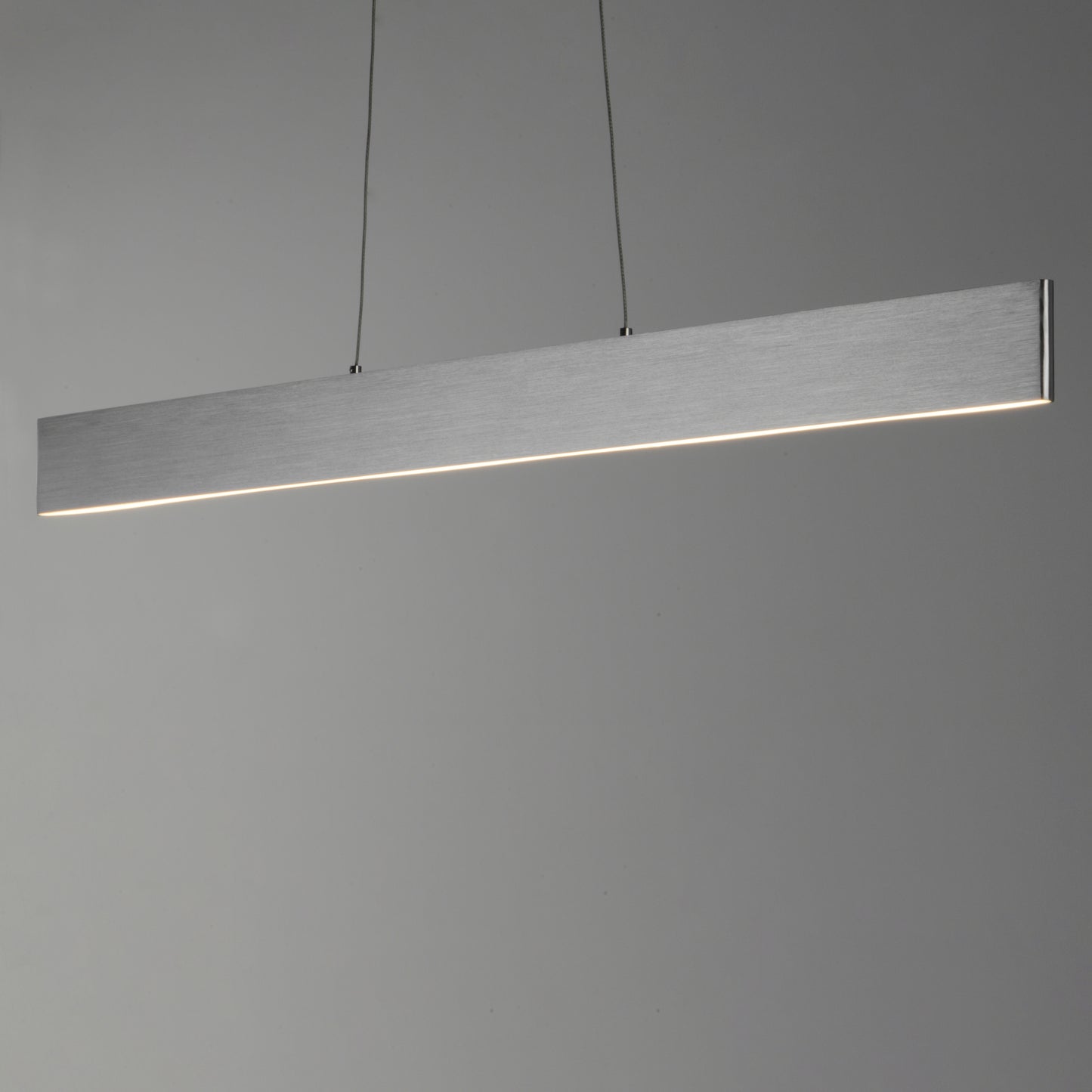 E22907-AL - Blade 0.5" Chandelier - Brushed Aluminum