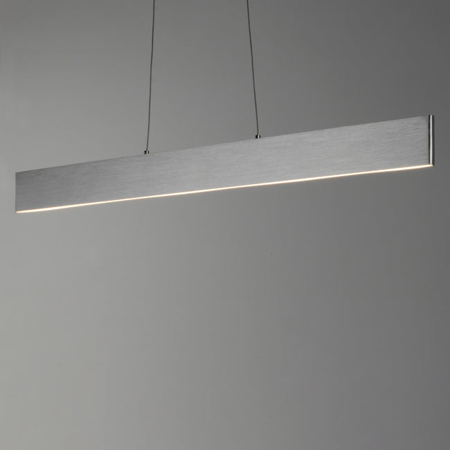 E22907-AL - Blade 0.5" Chandelier - Brushed Aluminum