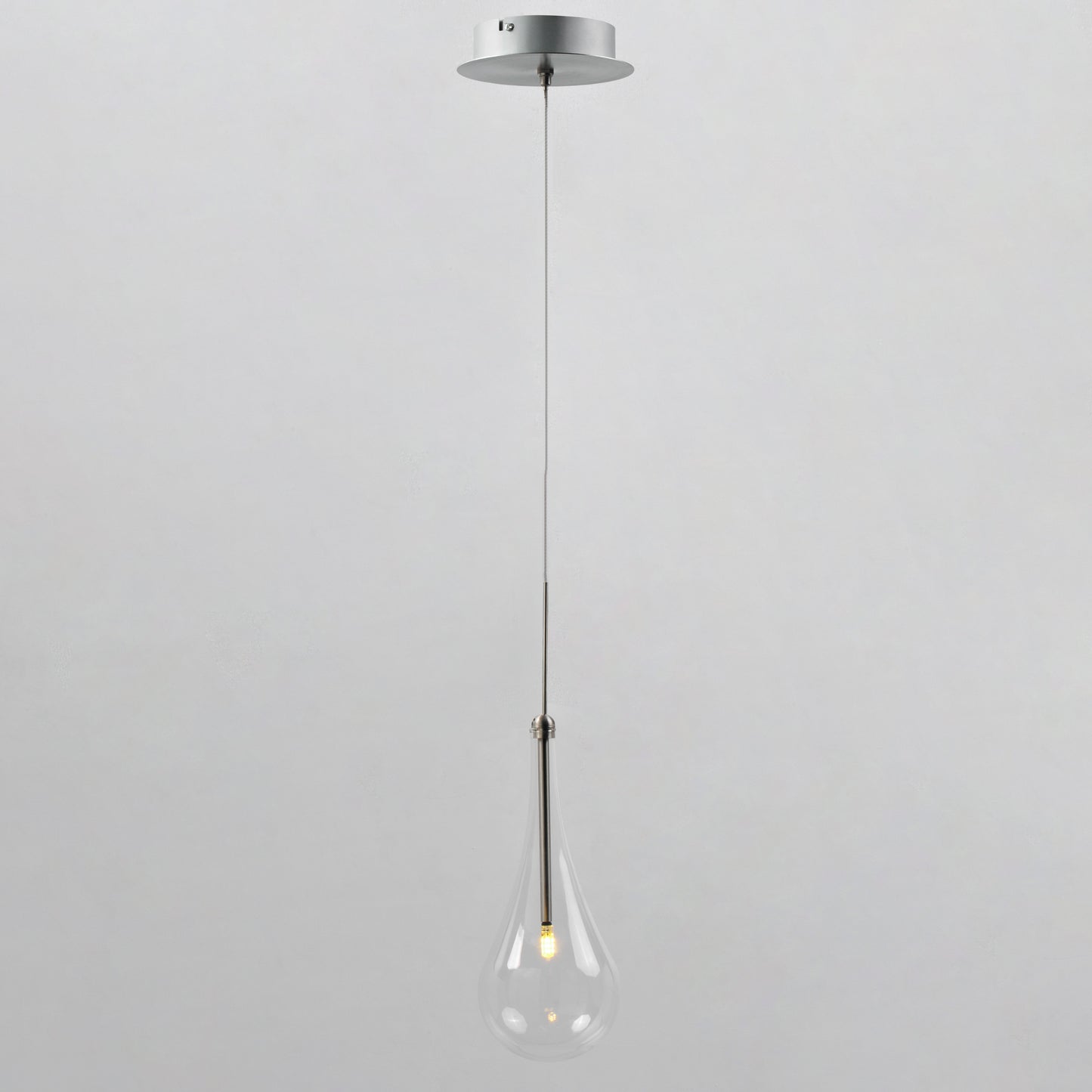 E23121-18PC - Larmes LED 11" Pendant - Polished Chrome