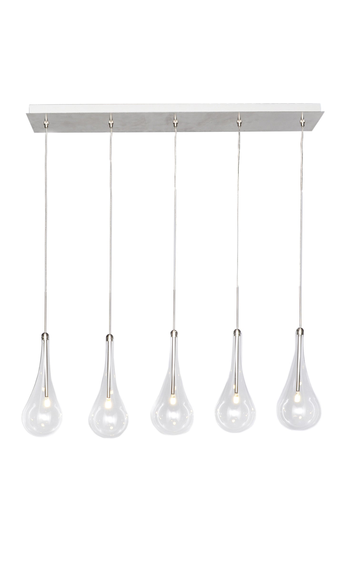 E23125-18PC - 5 Light Larmes LED 4.5" Chandelier - Polished Chrome