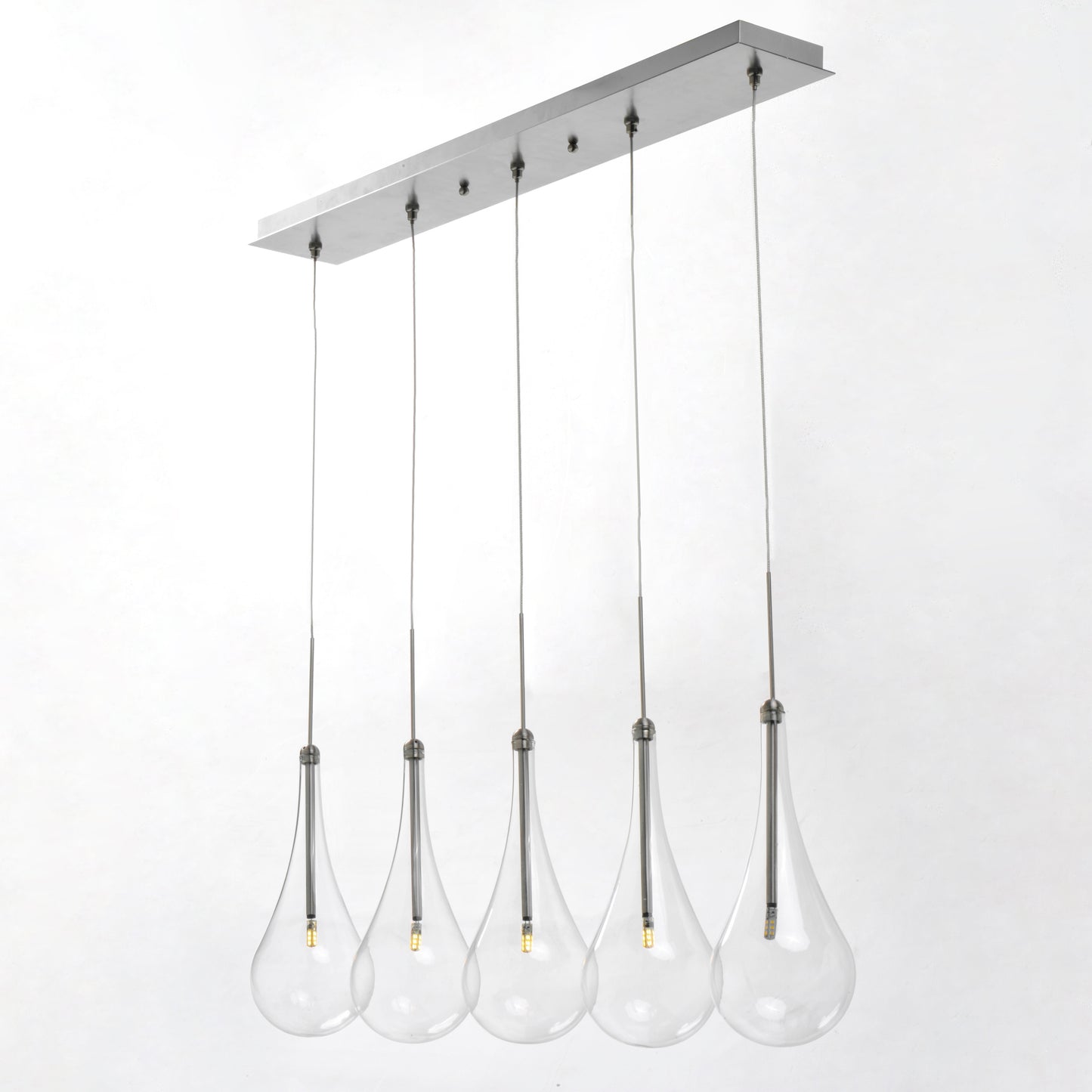 E23125-18PC - 5 Light Larmes LED 4.5" Chandelier - Polished Chrome