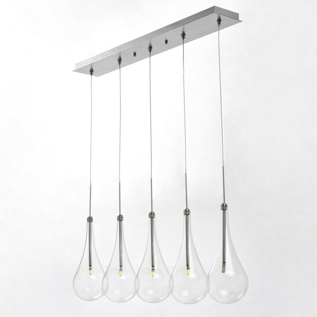 E23125-18PC - 5 Light Larmes LED 4.5" Chandelier - Polished Chrome