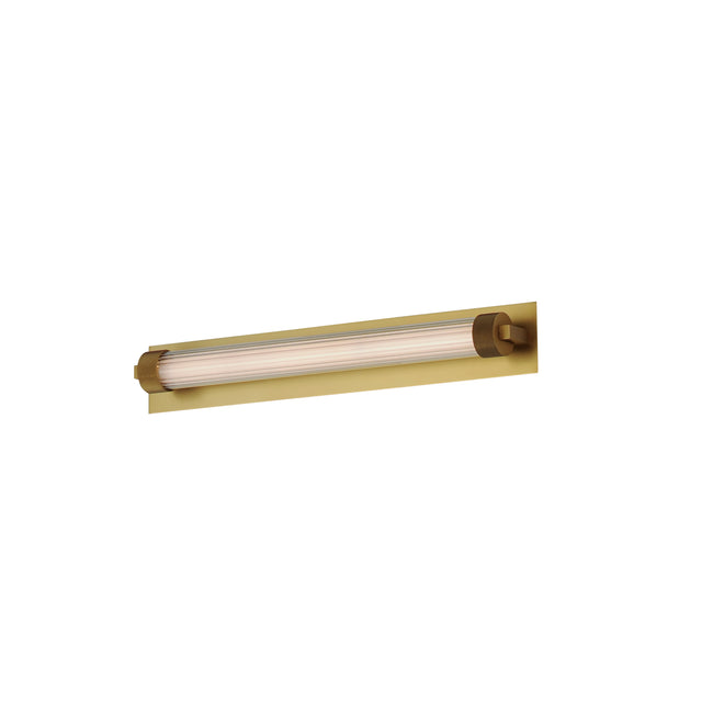 E23480-144NAB - Doric 19" Wall Sconce - Natural Aged Brass