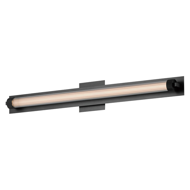 E23484-144BK - Doric 30" Wall Sconce - Black