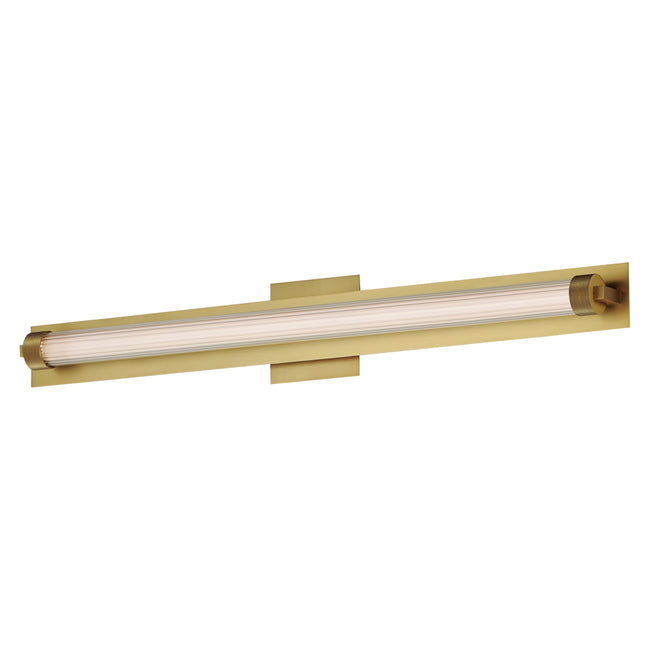 E23484-144NAB - Doric 30" Wall Sconce - Natural Aged Brass