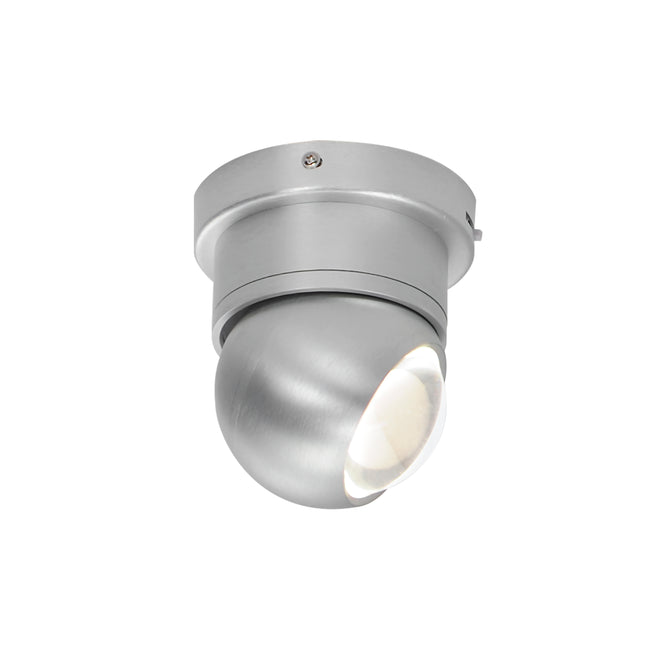 E23510-AL - Nodes 4.75" Flush Mount Ceiling Light - Brushed Aluminum