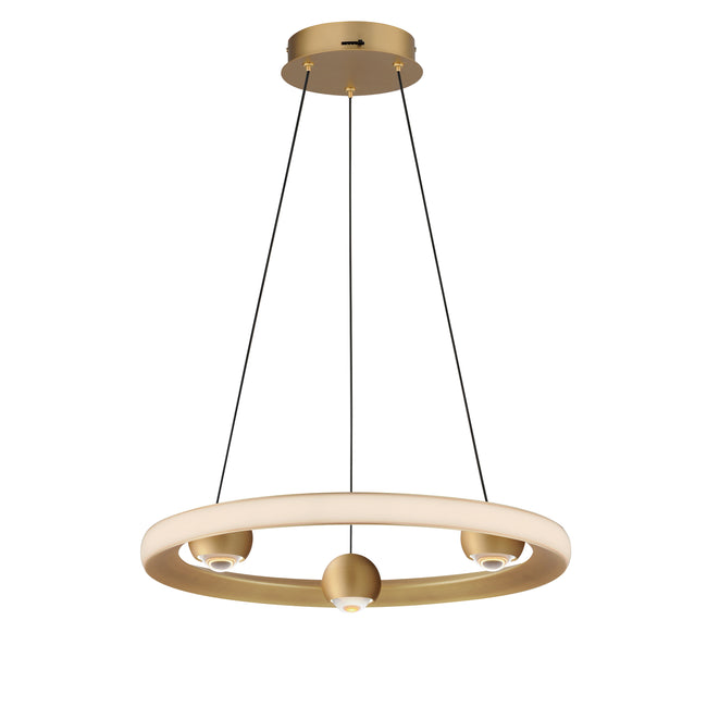 E23511-GLD - Nodes 18" Chandelier - Gold