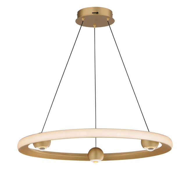 E23512-GLD - Nodes 24" Chandelier - Gold