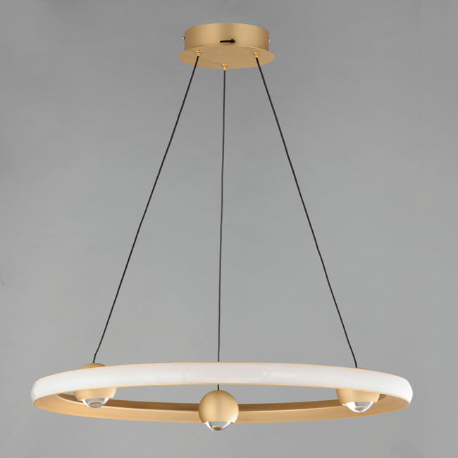 E23512-GLD - Nodes 24" Chandelier - Gold