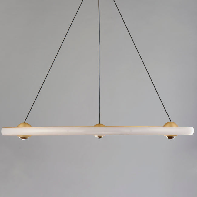 E23513-GLD - Nodes 32" Chandelier - Gold