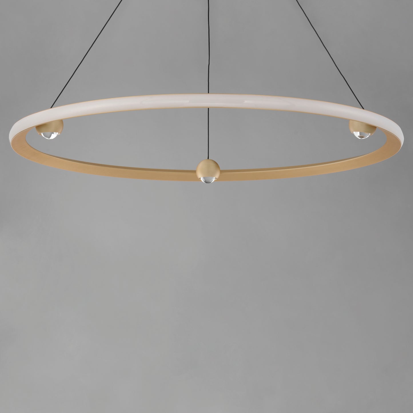 E23514-GLD - Nodes 40" Chandelier - Gold