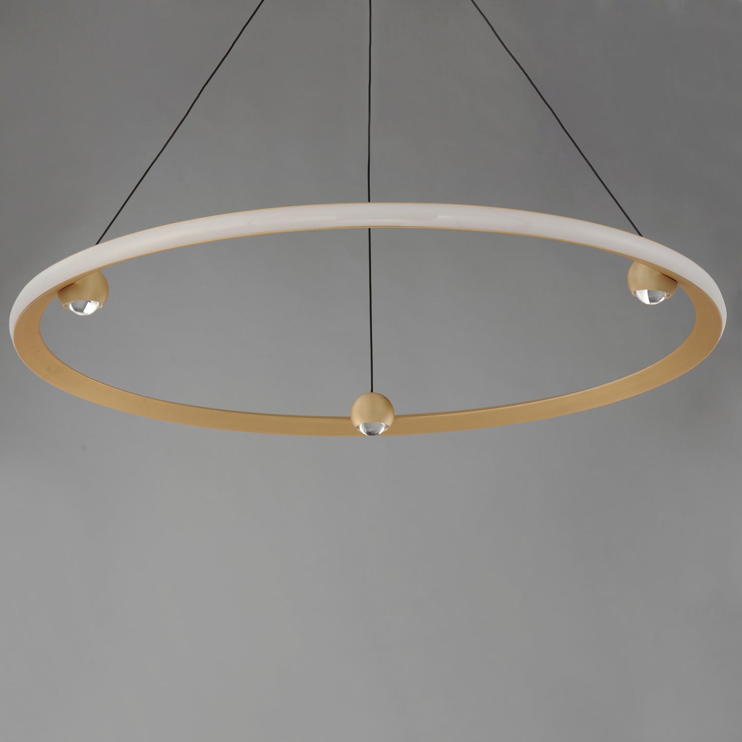 E23514-GLD - Nodes 40" Chandelier - Gold