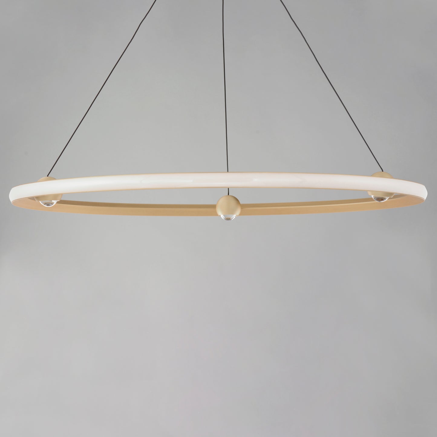 E23514-GLD - Nodes 40" Chandelier - Gold